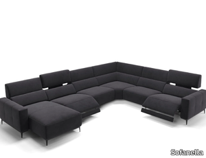 TOLEDO - Corner fabric sofa _ Sofanella