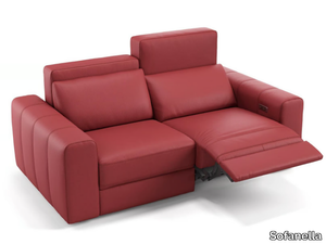 CAPRI - 2 seater leather sofa _ Sofanella