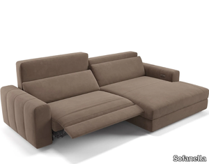 CAPRI - Fabric sofa with chaise longue _ Sofanella