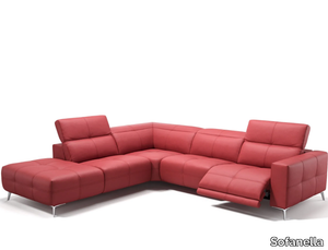 MARBELLA - Corner leather sofa _ Sofanella