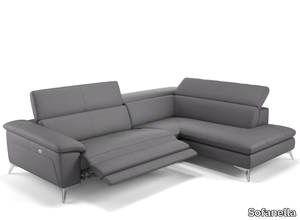 STELLA - Corner leather sofa _ Sofanella