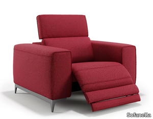 CUPELLO - Fabric armchair with armrests _ Sofanella