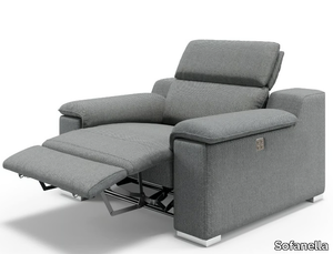 MACELLO - Fabric armchair with armrests _ Sofanella