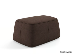 MONTEFINO - Upholstered rectangular fabric pouf _ Sofanella