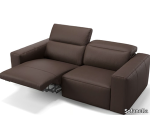 LENOLA - 2 seater leather sofa _ Sofanella