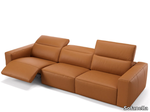 LENOLA XXL - 3 seater leather sofa _ Sofanella