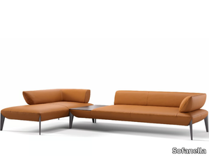 ALMERIA - Corner leather sofa _ Sofanella