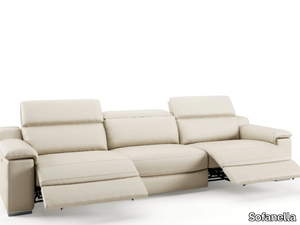 MACELLO XXL - 3 seater leather sofa _ Sofanella