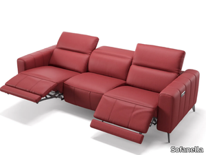 PALERMO XXL - 3 seater leather sofa _ Sofanella