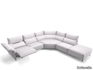 CUNEO - Corner leather sofa _ Sofanella