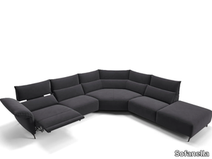 CUNEO - Corner fabric sofa _ Sofanella