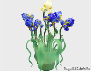 VAN GOGH IRIS - Murano glass floor lamp _ Sogni Di Cristallo