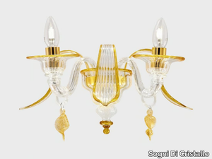 THALIA - Murano glass wall lamp _ Sogni Di Cristallo