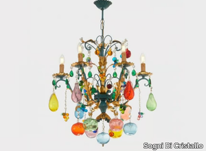 BACCO - Handmade Murano glass chandelier _ Sogni Di Cristallo