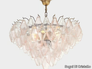 CLEPSYDRA - Blown glass chandelier _ Sogni Di Cristallo