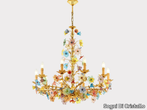 DESIDERIA - Handmade Murano glass chandelier _ Sogni Di Cristallo