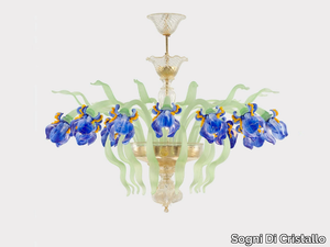 IRIS DELUXE - Murano glass chandelier _ Sogni Di Cristallo