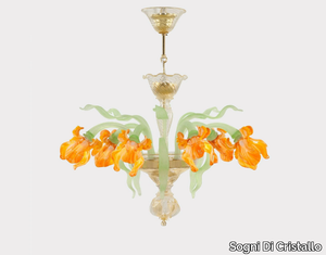 IRIS - Murano glass chandelier _ Sogni Di Cristallo