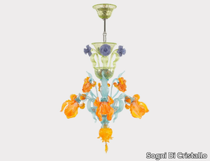 IRIS MIGNON - Murano glass chandelier _ Sogni Di Cristallo