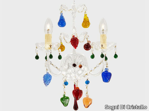 PRIMIZIA - Handmade Murano glass wall lamp _ Sogni Di Cristallo