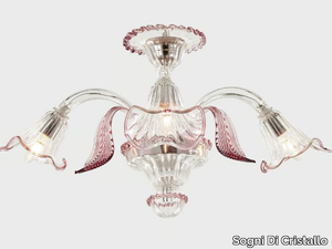 AFRODITE - Murano glass ceiling lamp _ Sogni Di Cristallo