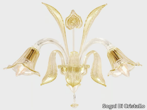 GOLD AFRODITE - Murano glass wall lamp _ Sogni Di Cristallo