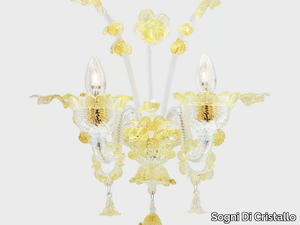 APOLLO D'ORO - Murano glass wall lamp _ Sogni Di Cristallo