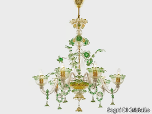 APOLLO DEI DOGI - Murano glass chandelier _ Sogni Di Cristallo