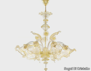 ATENA D'ORO - Murano glass chandelier _ Sogni Di Cristallo