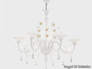 CALLIOPE - Murano glass chandelier with crystals _ Sogni Di Cristallo