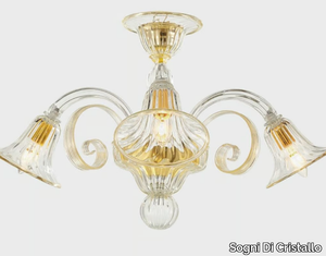 ERMES - Murano glass ceiling lamp _ Sogni Di Cristallo