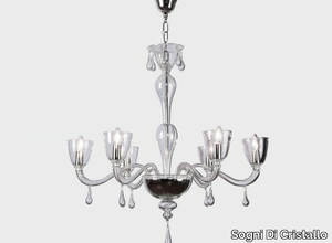 HETEREA - Murano glass chandelier with crystals _ Sogni Di Cristallo