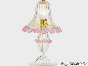 DELFI - Murano glass table lamp _ Sogni Di Cristallo