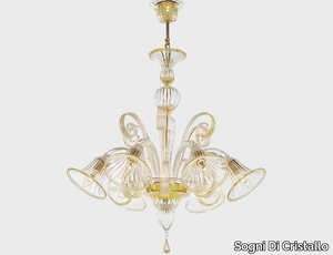 ERMES D'ORO - Murano glass chandelier _ Sogni Di Cristallo