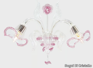 EURIDICE - Handmade Murano glass wall lamp _ Sogni Di Cristallo