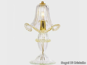 EURIDICE ORO - Handmade Murano glass table lamp _ Sogni Di Cristallo