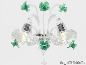 EURIDICE ORIGINAL EDITION - Handmade Murano glass wall lamp _ Sogni Di Cristallo