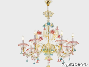 GIUNONE ORIGINAL EDITION - Handmade Murano glass chandelier _ Sogni Di Cristallo