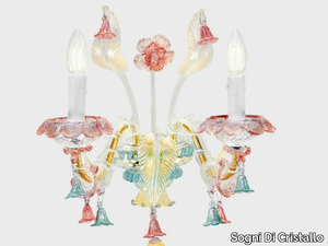 GIUNONE ORIGINAL EDITION - Handmade Murano glass wall lamp _ Sogni Di Cristallo