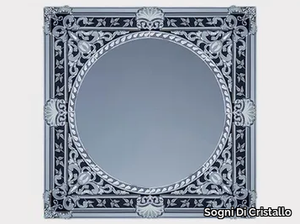 ARABESQUE - Framed wall-mounted Murano glass mirror _ Sogni Di Cristallo