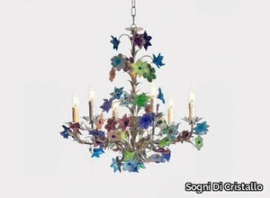 DESIDERIA - Handmade blown glass chandelier _ Sogni Di Cristallo