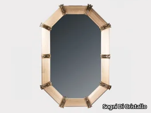 PARISINA - Octagonal wall-mounted Murano glass mirror _ Sogni Di Cristallo