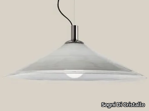 DOULI #1 - Handmade blown glass pendant lamp _ Sogni Di Cristallo