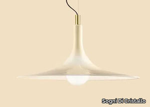 MONSIEUR #1 - Handmade blown glass pendant lamp _ Sogni Di Cristallo