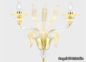 DAMOCLE D'ORO - Murano glass wall lamp _ Sogni Di Cristallo