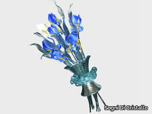 VAN GOGH IRIS BOUQUET - Murano glass wall light _ Sogni Di Cristallo