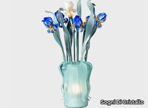 VAN GOGH IRIS DELUXE - Murano glass floor lamp _ Sogni Di Cristallo