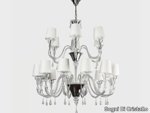 KANDY - Murano glass chandelier with crystals _ Sogni Di Cristallo