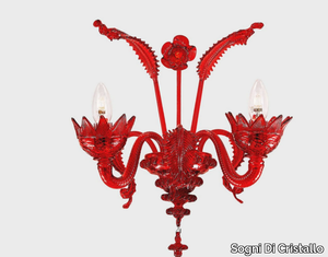 MARTE - Handmade Murano glass wall lamp _ Sogni Di Cristallo