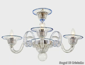 MERCURIO - Handmade Murano glass ceiling lamp _ Sogni Di Cristallo